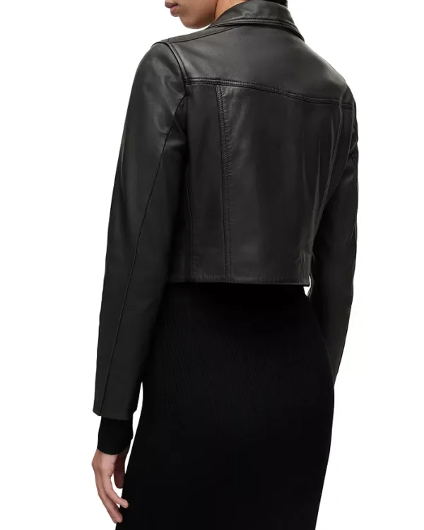 Pelle Pelle Women Cropped Leather Jacket | Pelle Pelle Store - Image 2