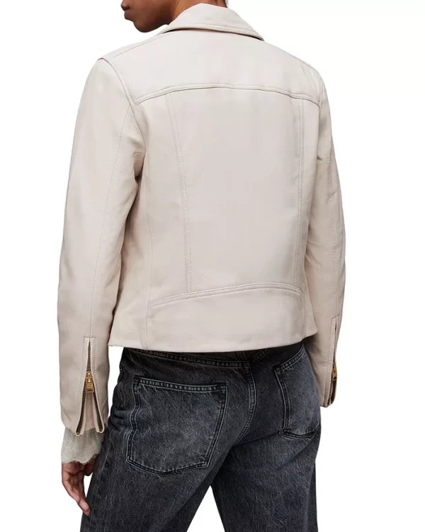 Cropped Leather Biker Jacket | Pelle Pelle Store - Image 2