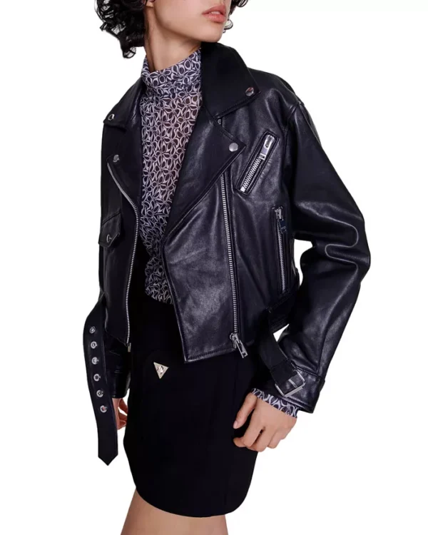 Pelle Pelle Cropped Leather Jacket | Pelle Pelle Store - Image 2