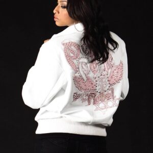 Pelle Pelle White Born To Rebel Women Jacket