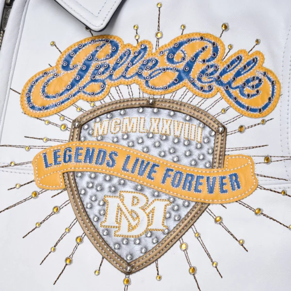 Pelle Pelle White Legends Live Forever Jacket - Image 3