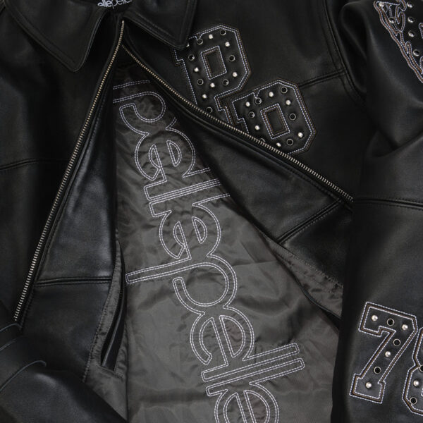 PELLE PELLE BLACK RENEGADES LEATHER JACKET - Image 4