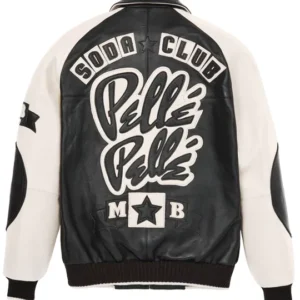 Pelle Pelle Black And White Soda Club Jacket | MB Jacket