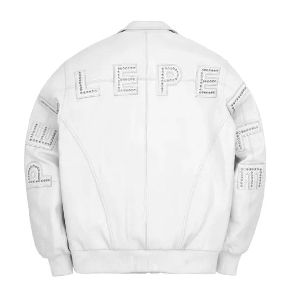 Pelle Pelle White Plush Leather Jacket | Men & Women - Image 2