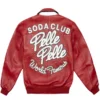 Pelle Pelle World Famous Red Studs Jacket | Leather Jacket