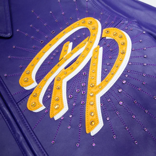 Purple Pelle Pelle Greatest Of All Time Jacket | New Arrival - Image 3