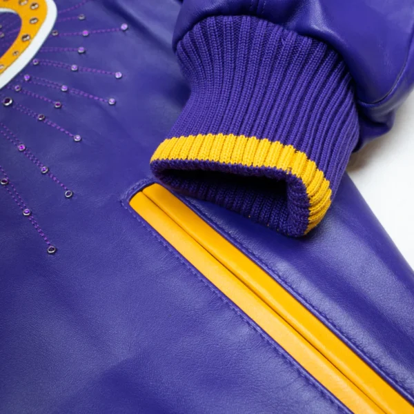 Purple Pelle Pelle Greatest Of All Time Jacket | New Arrival - Image 5