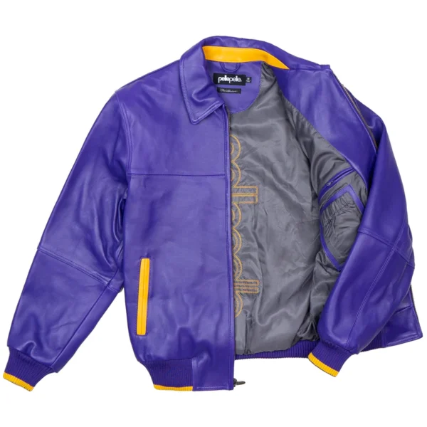 Purple Pelle Pelle Greatest Of All Time Jacket | New Arrival - Image 4