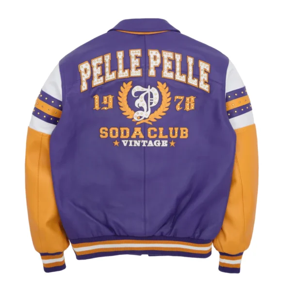 Pelle Pelle Purple Vintage Arches Jacket | Pelle Pelle Store - Image 2