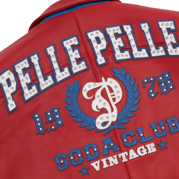 Pelle Pelle Red Vintage Arches Jacket | Pelle Pelle Store - Image 4