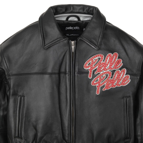 World Soda Club Womens Black Crop Jacket - Image 3