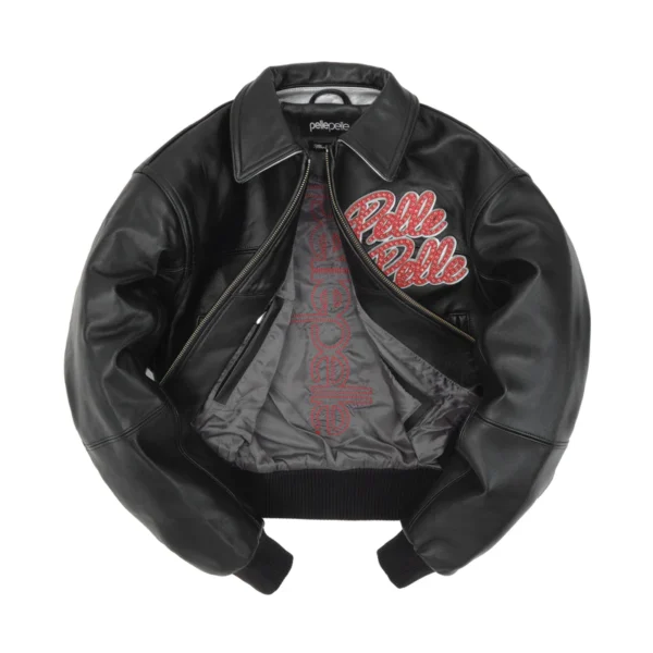 World Soda Club Womens Black Crop Jacket - Image 5