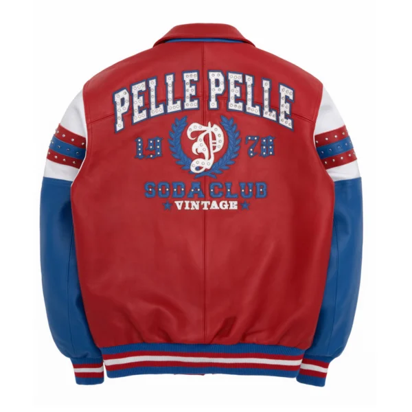 Pelle Pelle Red Vintage Arches Jacket | Pelle Pelle Store - Image 2