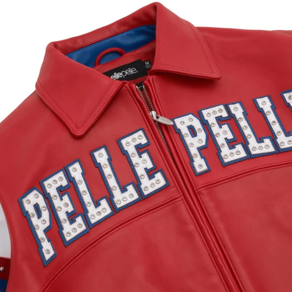 Pelle Pelle Red Vintage Arches Jacket | Pelle Pelle Store - Image 3
