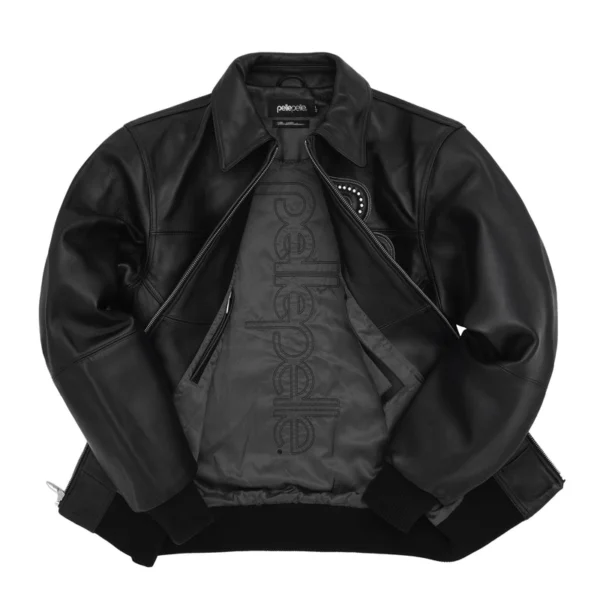 Pelle Pelle Black Stone Leather Jacket | Pelle Pelle Store - Image 3