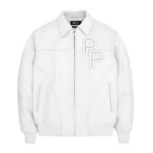 Pelle Pelle White Stone Leather Jacket | Pelle Pelle Store