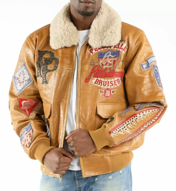 Pelle Pelle AB 1978 Brown Leather Jacket - Image 2