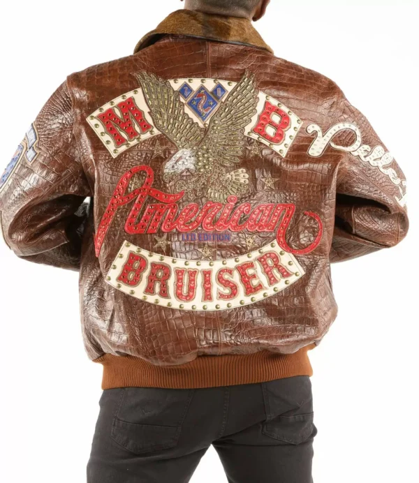 Pelle Pelle DarkBrown Bruiser Leather Jacket - Image 2