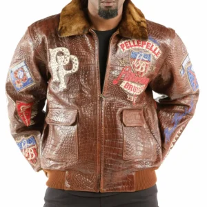 Pelle Pelle DarkBrown Bruiser Leather Jacket