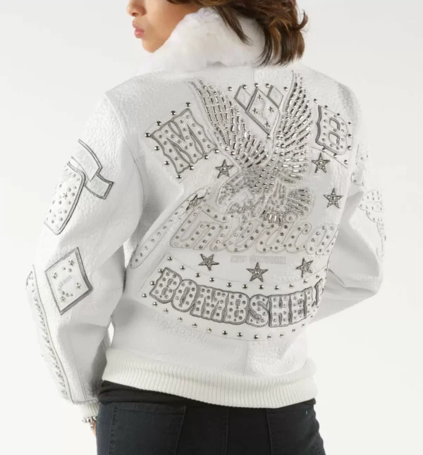 Pelle Pelle American Bruiser White Bombshell Jacket