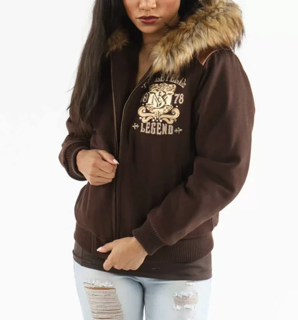 Brown Pelle Pelle Live Like a Queen Jacket - Image 2