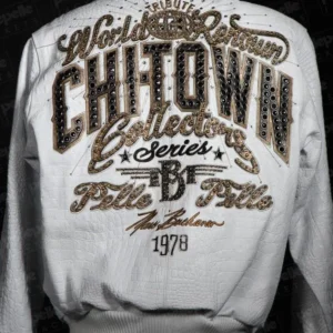 Pelle Pelle Chi-Town White Leather Jacket