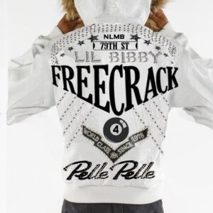 Pelle Pelle Freecrack White Fur Hood Jacket