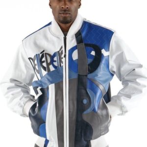 Pelle Pelle White Plush Picasso Jacket