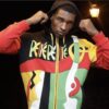 Pelle Pelle Picasso Plush Jacket | Black Red Yellow