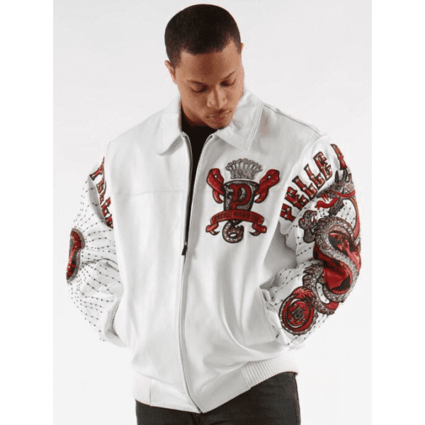 Pelle Pelle Independent Society White Jacket | Pelle Pelle