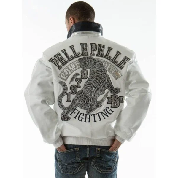 Pelle Pelle White Tiger MB Leather Jacket | Men Jacket - Image 3
