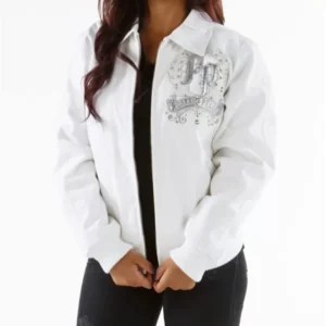 Pelle Pelle White Live Like A Queen Jacket | Leather Jacket