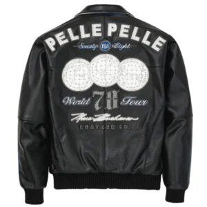 Pelle Pelle World Tour Black Plush Jacket