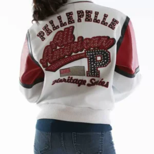 Pelle Pelle All American White Leather Jacket