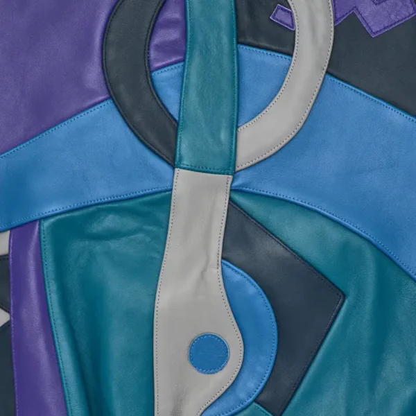 Pelle Pelle Blue Picasso Leather Jacket | Men & Women - Image 4