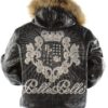 Bold Pelle Pelle Black Jacket With Fur Collar