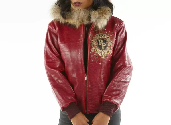 Pelle Pelle Crest Red Hood Leather Jacket - Image 2