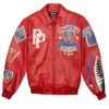 Pelle Pelle Red American Bruiser Leather Jacket
