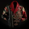 Pelle Pelle LL Cool J Black And Red Leather Jacket