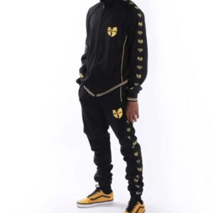 Pelle Pelle Men Printed Black Tracksuit