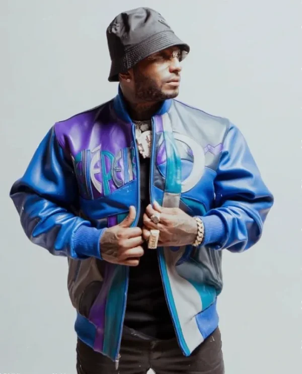 Pelle Pelle Men Picasso Leather Jacket | Blue Jacket