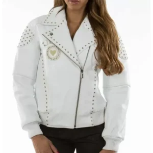Pelle Pelle Women Rebel Soul White Jacket | Leather Jacket