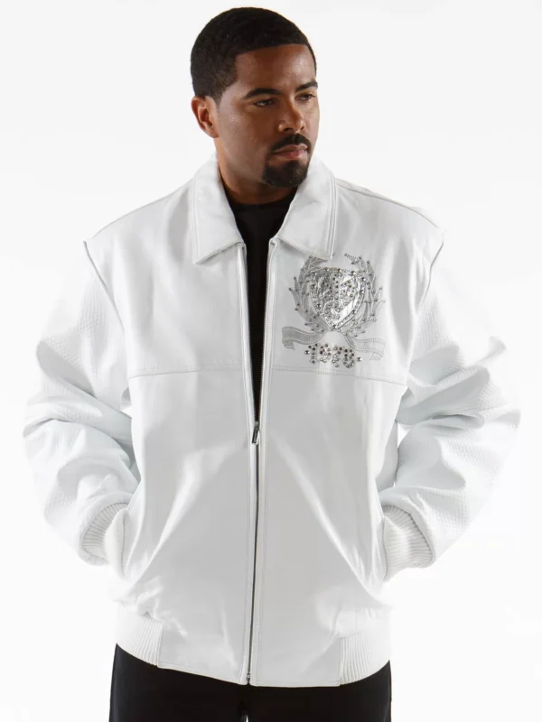 Pelle Pelle Supreme White Leather Jacket - Image 2
