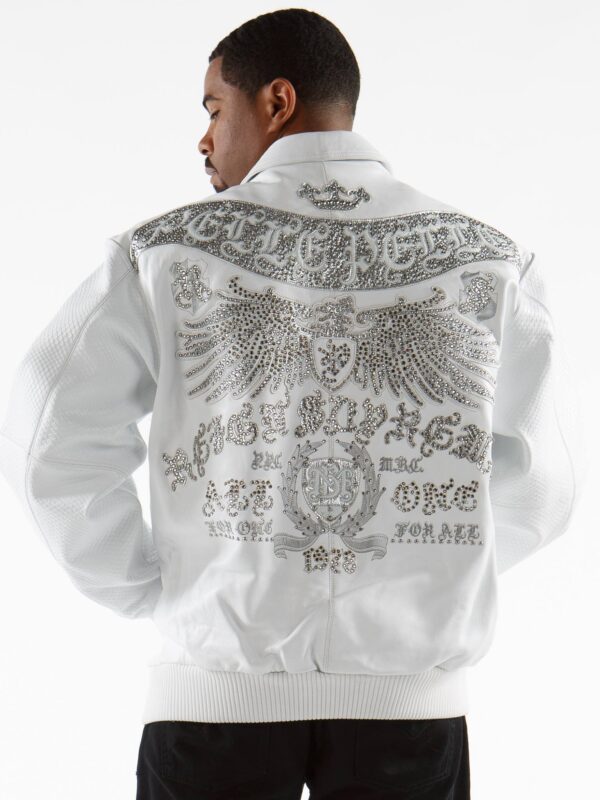 Pelle Pelle Supreme White Leather Jacket