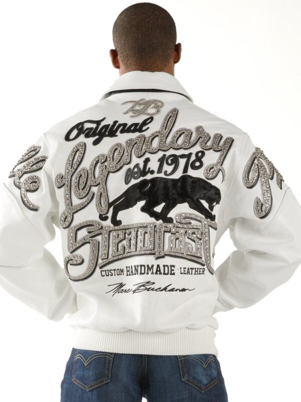 Pelle Pelle Black Panther White Jacket