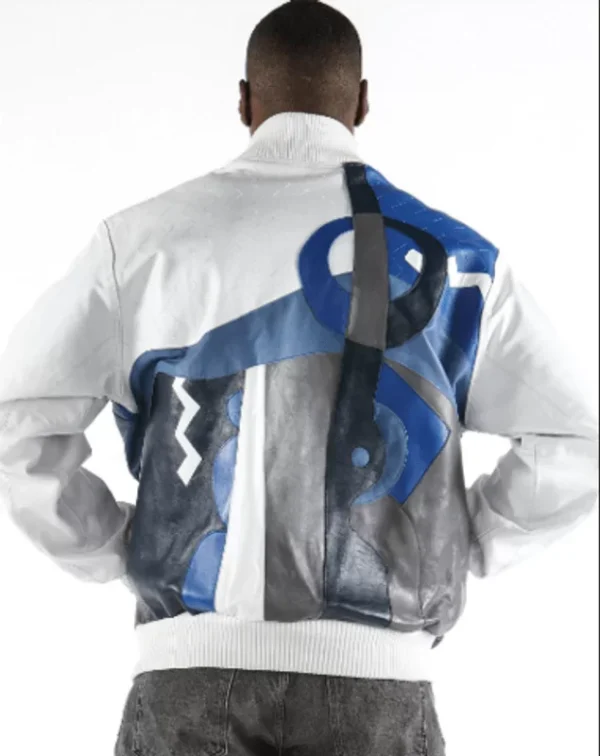 Pelle Pelle White Plush Picasso Jacket - Image 2