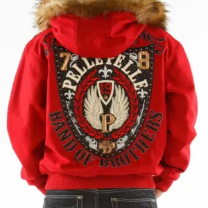 Red Pelle Pelle Band of Brothers Jacket