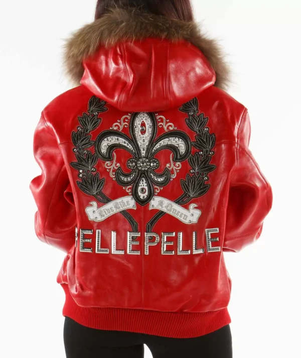 Pelle Pelle Live Like A Queen Red Hood Jacket - Image 2