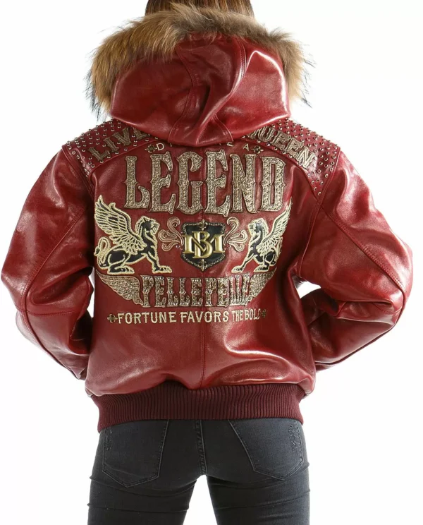 Pelle Pelle Red Die Like a Legend Jacket