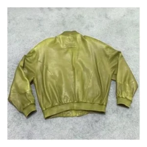 Pelle Pelle Yellow Bomber Leather Jacket | MB Jacket